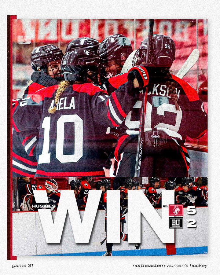 Huskies Handle the Terriers