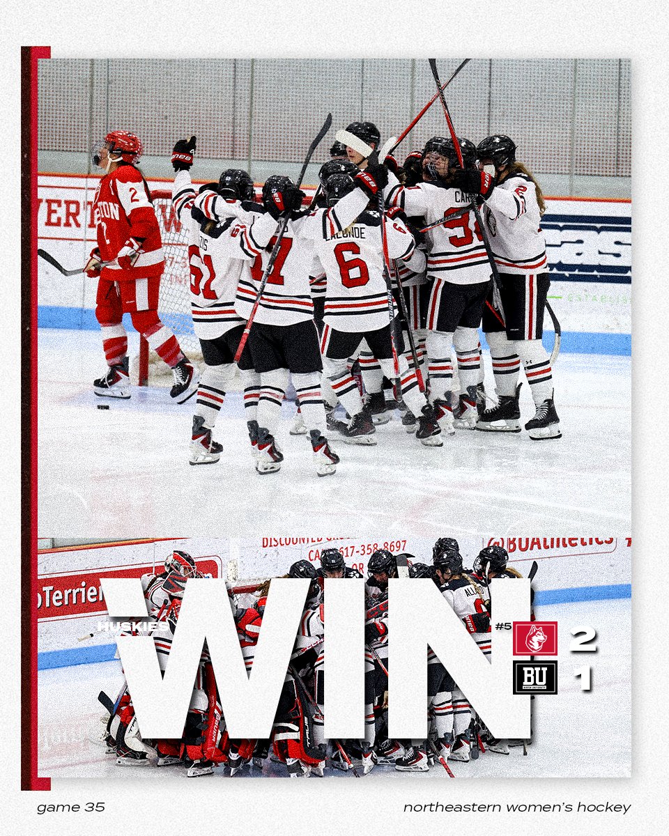 Huskies Over Terriers in 2OT